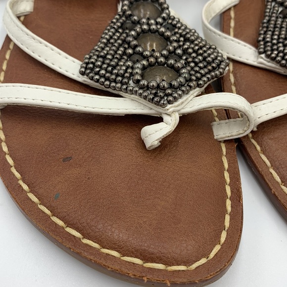 Sam Edelman for American Eagle Beaded Gladiator Sandals Size 8 - Picture 8 of 14